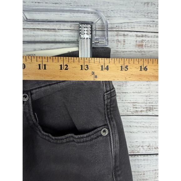 American Eagle Curvy Mom Jeans Black NEW 6 X-Long High Rise Stretch Tall Classic - Picture 3 of 8